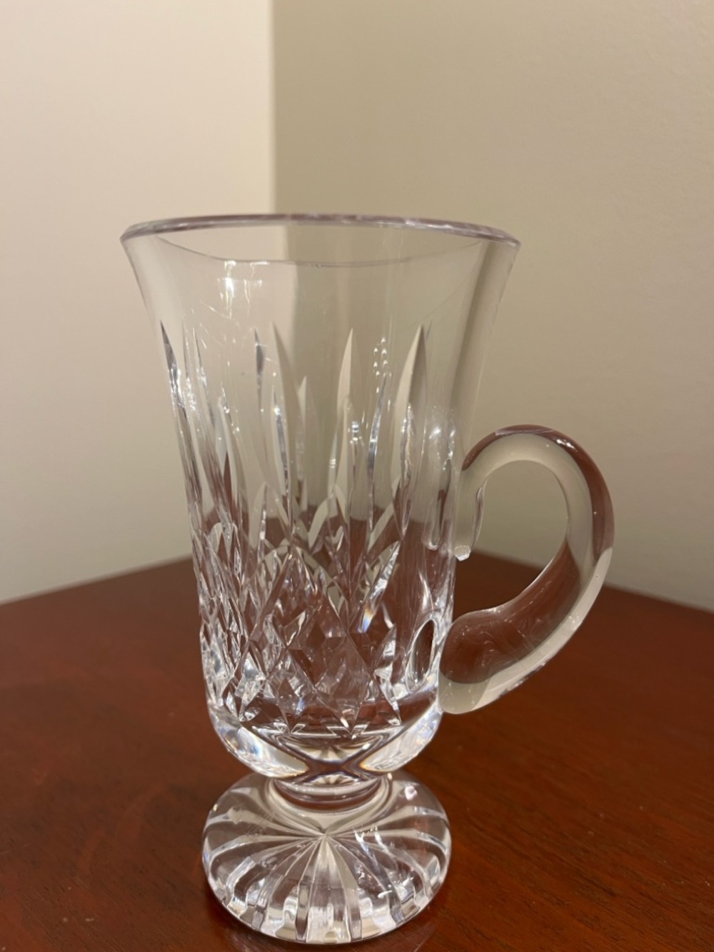 Waterford Crystal Lismore Irish coffee mug - like new (2 available)